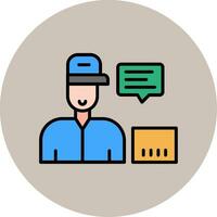 Customer Service Agent Vector Icon