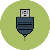 Usb Cable Vector Icon