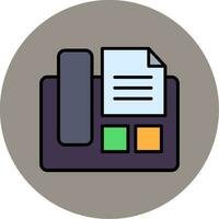 Fax Machine Vector Icon