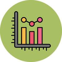 Bar chart Vector Icon