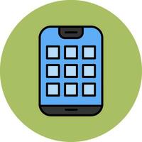 Dial Pad Vector Icon