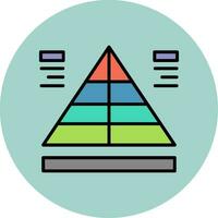 piramid vector icono
