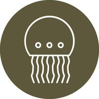 Jellyfish Vector Icon