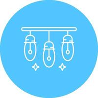 Lights Line color circle Icon vector