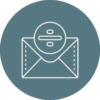 Divide Line color circle Icon vector