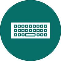 icono de vector de teclado