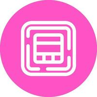 Layout Line color circle Icon vector