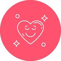 Relieved Line color circle Icon vector