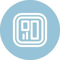 Layout Line color circle Icon vector