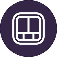 Layout Line color circle Icon vector