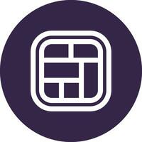 Layout Line color circle Icon vector