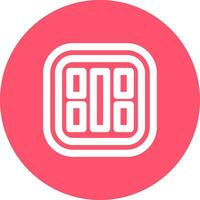 Layout Line color circle Icon vector