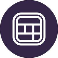 Layout Line color circle Icon vector
