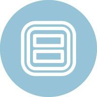 Layout Line color circle Icon vector