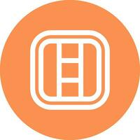 Layout Line color circle Icon vector