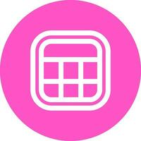 Layout Line color circle Icon vector