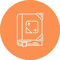 Trigonometry Line color circle Icon vector