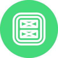 Layout Line color circle Icon vector