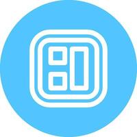 Layout Line color circle Icon vector