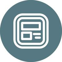 Layout Line color circle Icon vector