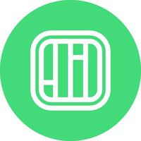 Layout Line color circle Icon vector