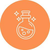 Potion Line color circle Icon vector