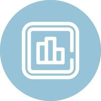 Statistics Line color circle Icon vector