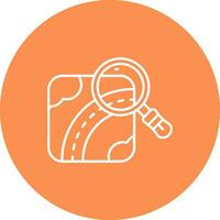 Find Line color circle Icon vector