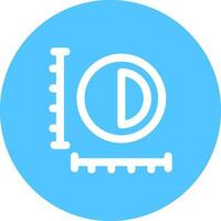 Sizing Line color circle Icon vector