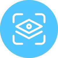 Layer mask Line color circle Icon vector