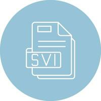 Svi Line color circle Icon vector