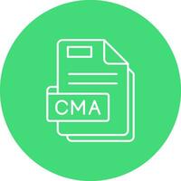 Cma Line color circle Icon vector