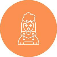 Exploding Line color circle Icon vector