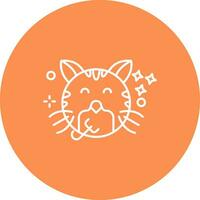 Congratulation Line color circle Icon vector