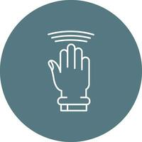 Drag Window Line color circle Icon vector