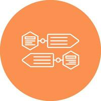Infographic elements Line color circle Icon vector