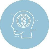 Greed Line color circle Icon vector