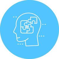 Confused Line color circle Icon vector