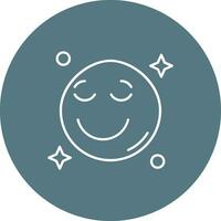 Relieved Line color circle Icon vector