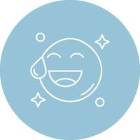 Sweat Line color circle Icon vector