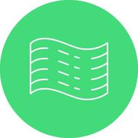 Haze Line color circle Icon vector