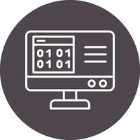 Binary Code Vector Icon