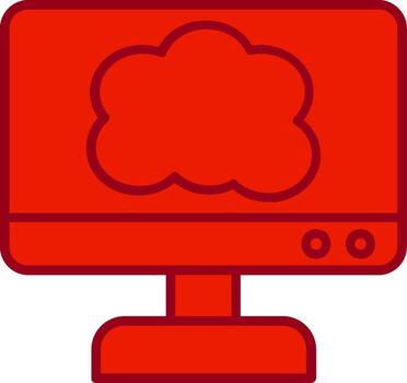 Cloud Computing Vector Icon