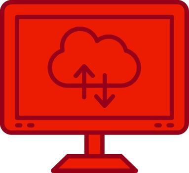 Cloud Computing Vector Icon