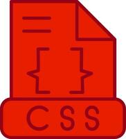 icono de vector de css