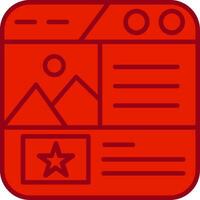 Landing Page Vector Icon