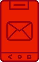 icono de vector de correo