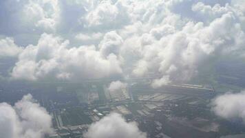 Landschaft von Flugzeug Aussicht video