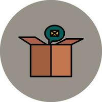 Think Outside The Box Vector Icon