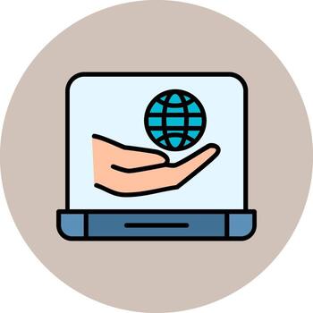 globe netwrok Vector Icon